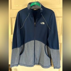 The North Face Women’s Navy and Heather Gray Jacket with Pockets. Medium